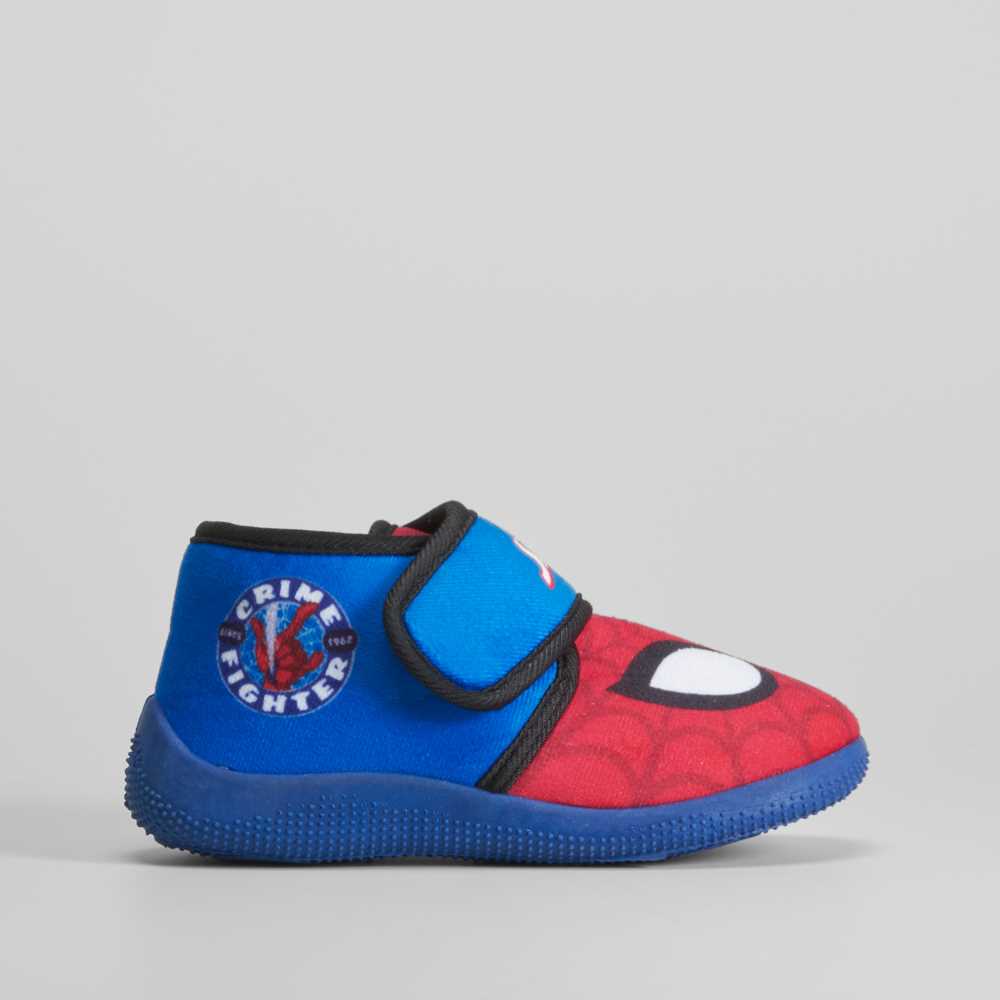 Zapatilla de casa velcro SPIDERMAN - Talla: 28