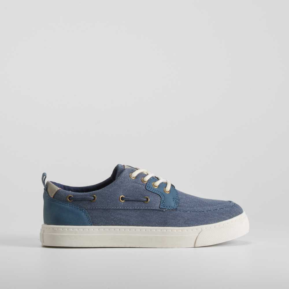 Náutico lona azul SEVEN FIVE - Color: AZUL