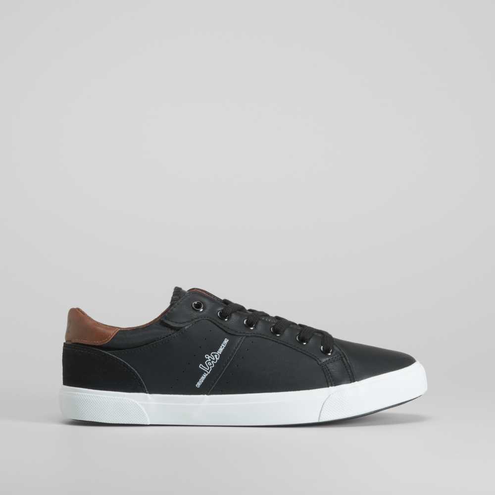 Sneaker negro logo lateral LOIS - Talla: 44