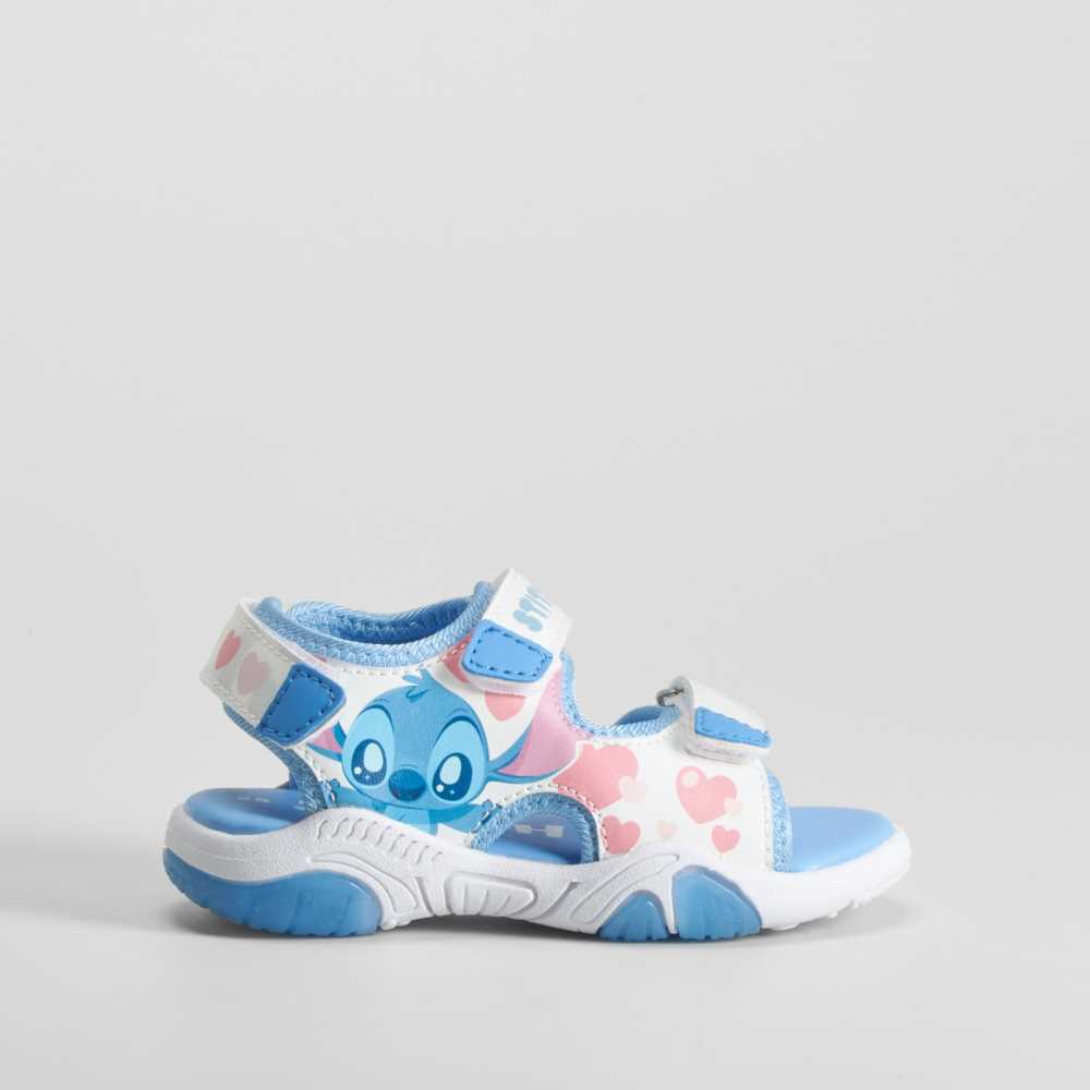 Sandalia deportiva con luces azul STITCH - Talla: 30