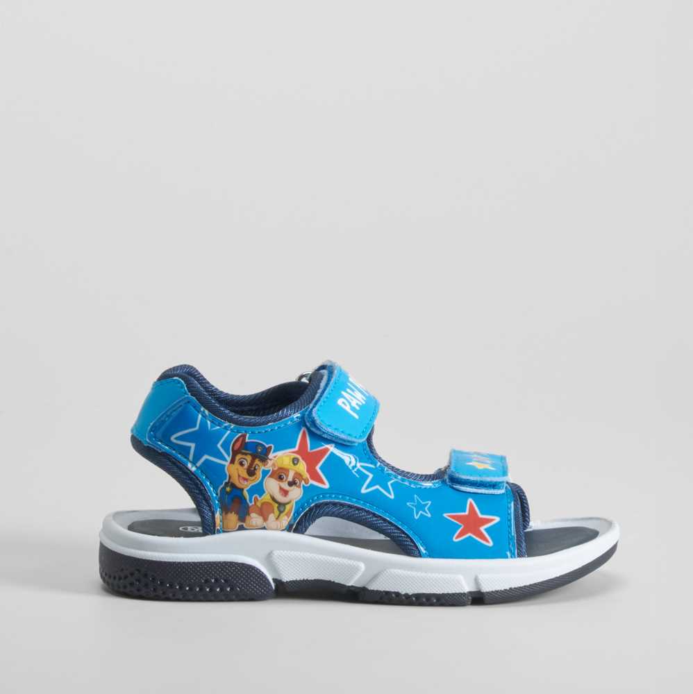 Sandalia deportiva de luces azul PATRULLA CANINA - Talla: 30