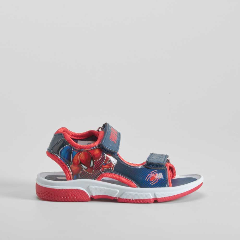 Sandalia deportiva de luces azul SPIDERMAN - Talla: 32