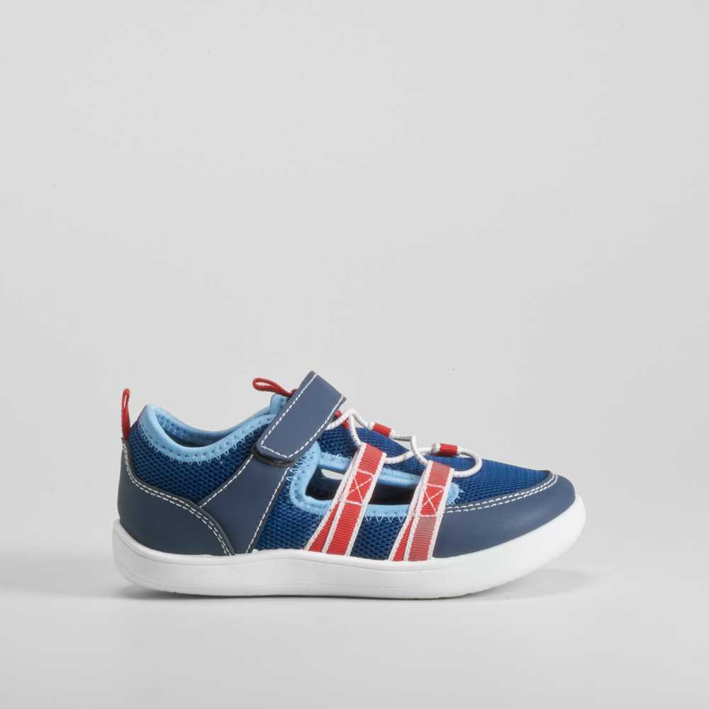 Sandalia cerrada barefoot azul COMFEET KIDS - Talla: 34