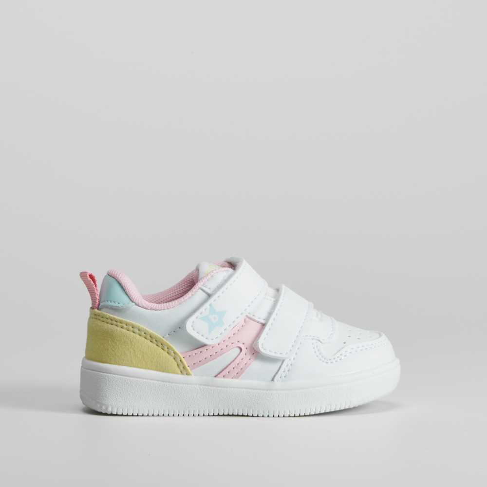 Tenis bebé bandas BACHE - Color: BLANCO