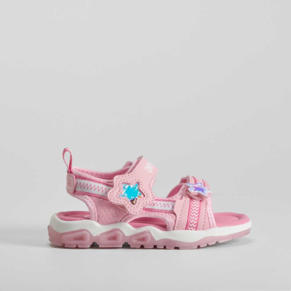 Sandalia deportiva de luces rosa OH GIRL - Talla: 32